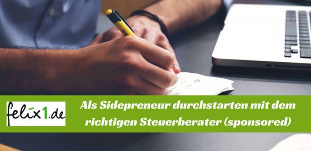 Als Sidepreneur durchstarten mit dem richtigen Steuerberater (sponsored) 2 Mit Felix1 den richtigen Steuerberater finden